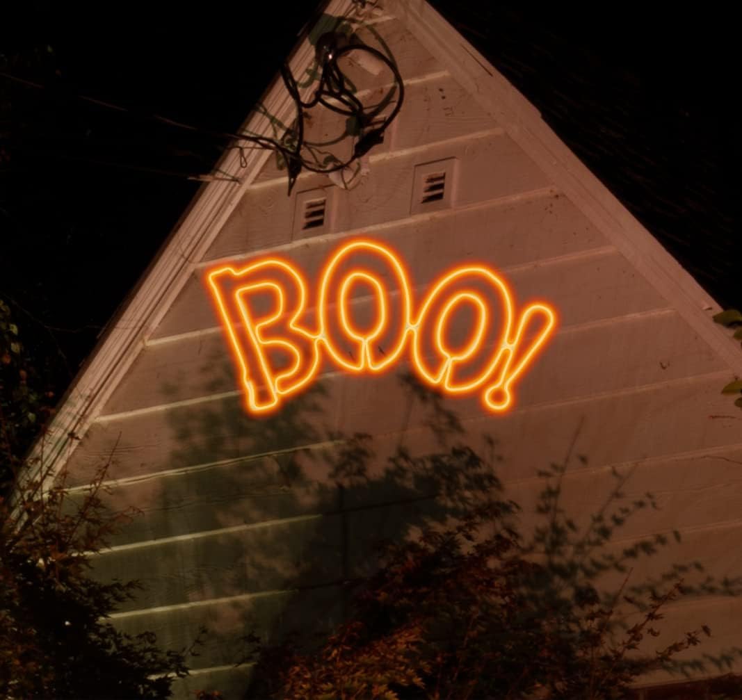 Large LED Boo