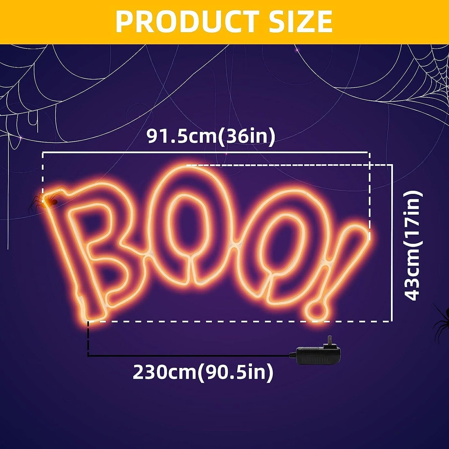 Large LED Boo