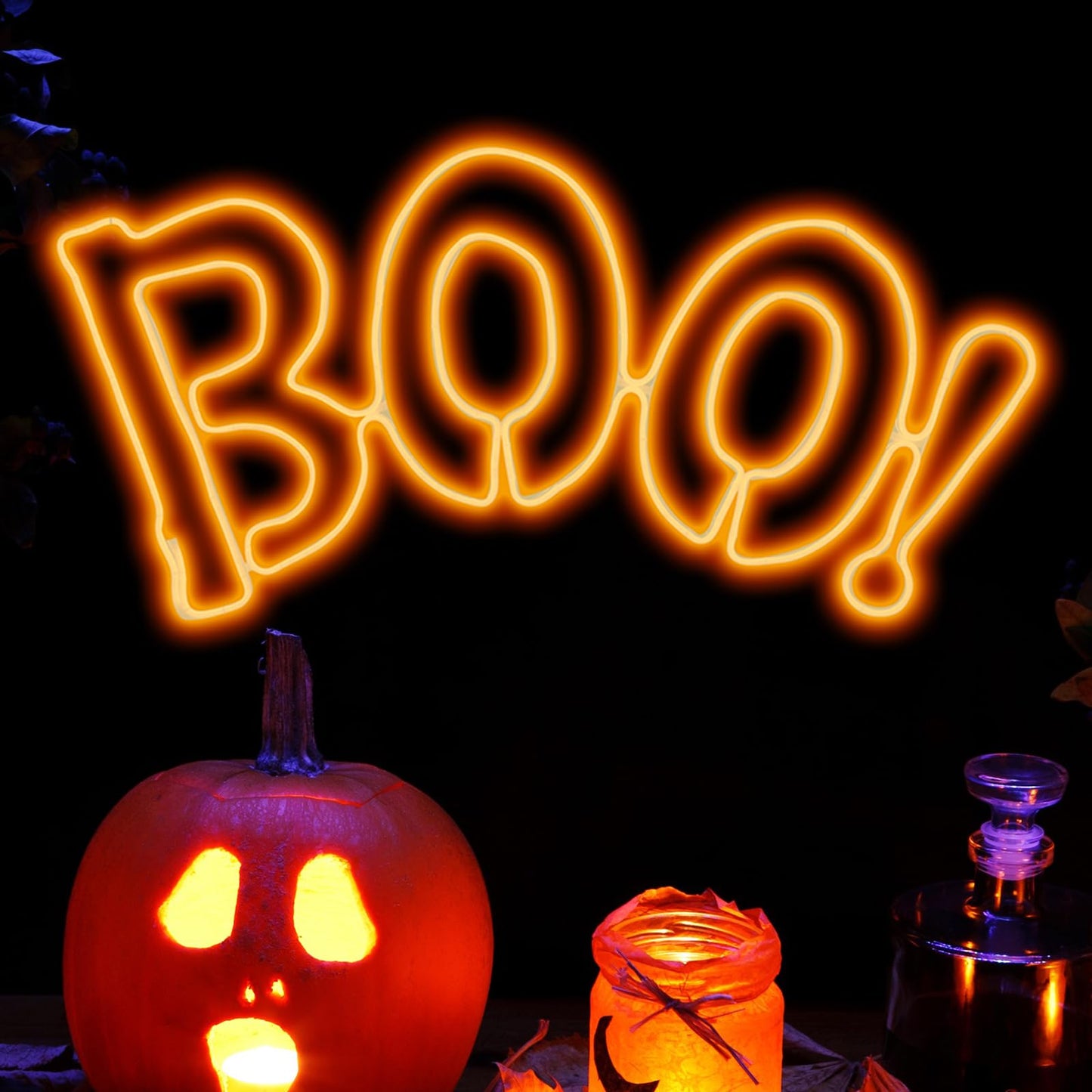 Large LED Boo