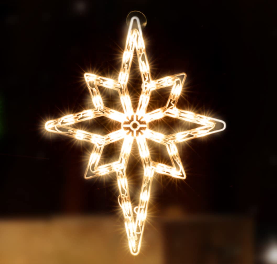 Lighted Bethlehem Star