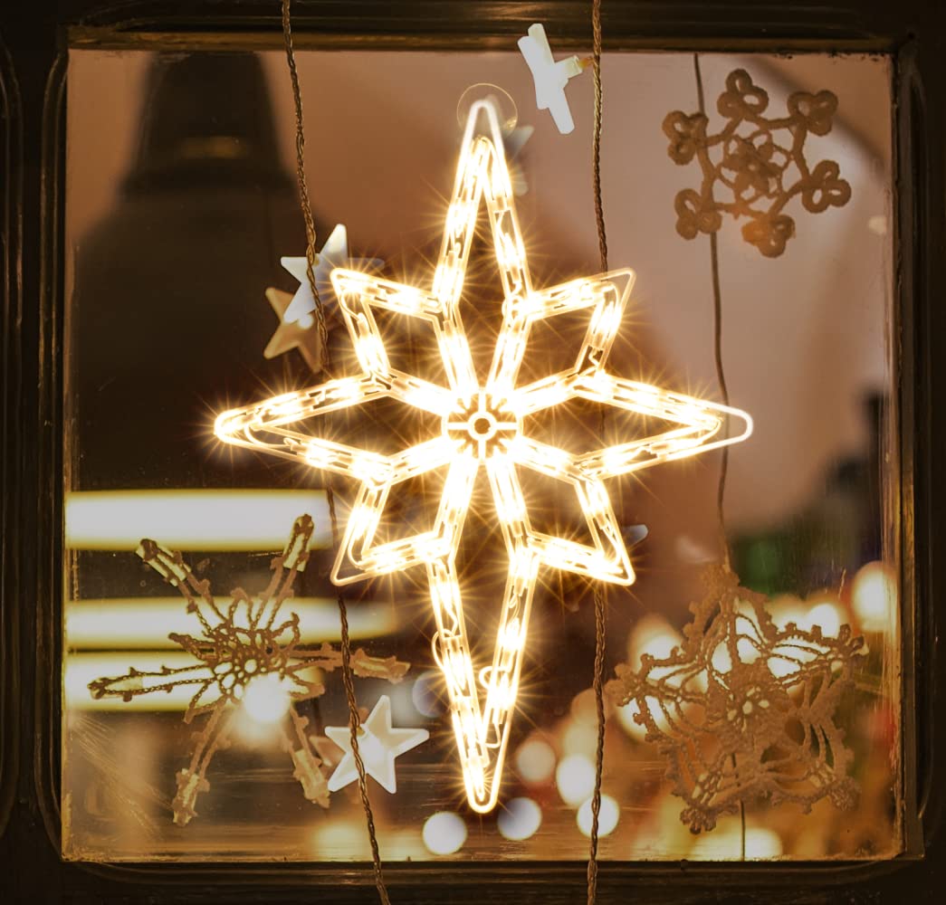 Lighted Bethlehem Star